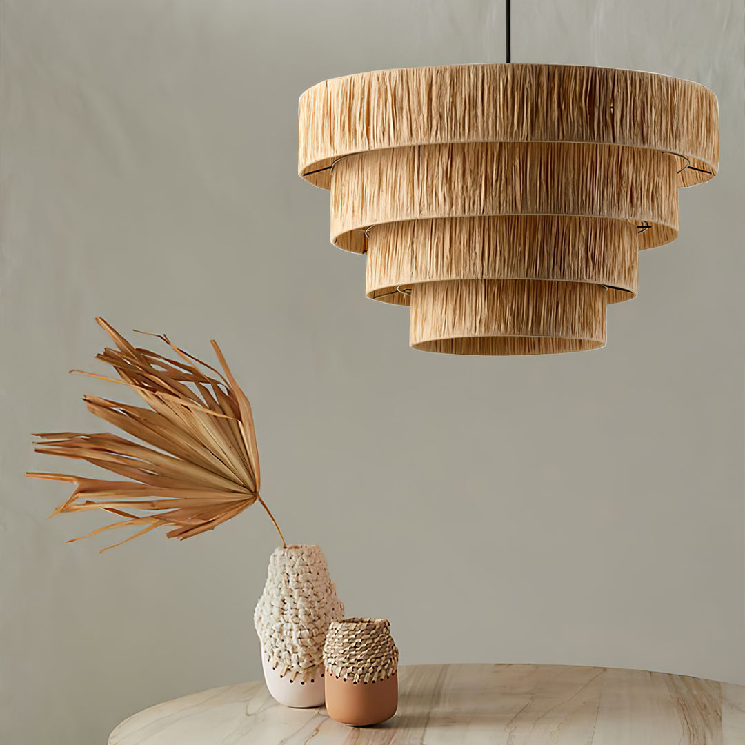 Straw Art Pendant Light - Vakkerlight