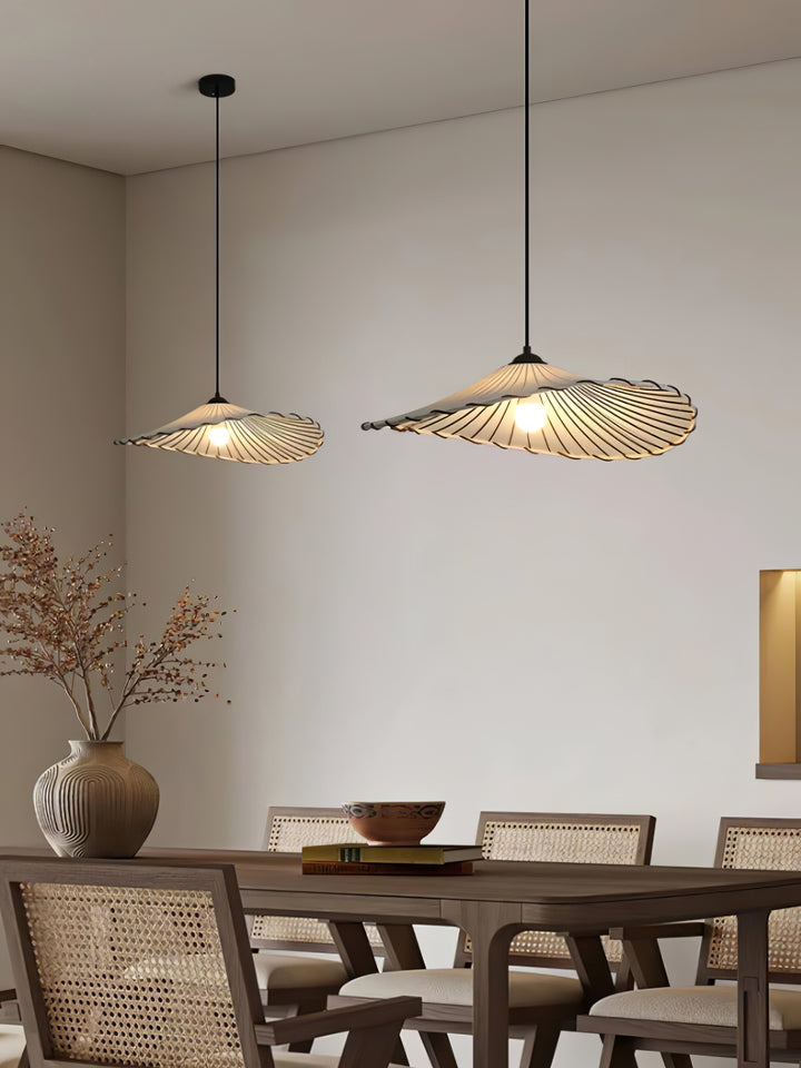 Lotus Leaf Fabric Pendant Light - Vakkerlight