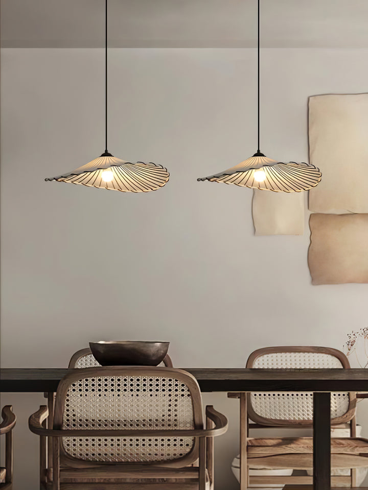 Lotus Leaf Fabric Pendant Light - Vakkerlight