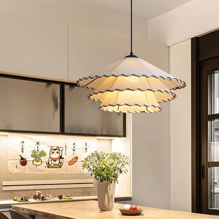 Lotus Leaf Fabric Pendant Light - Vakkerlight