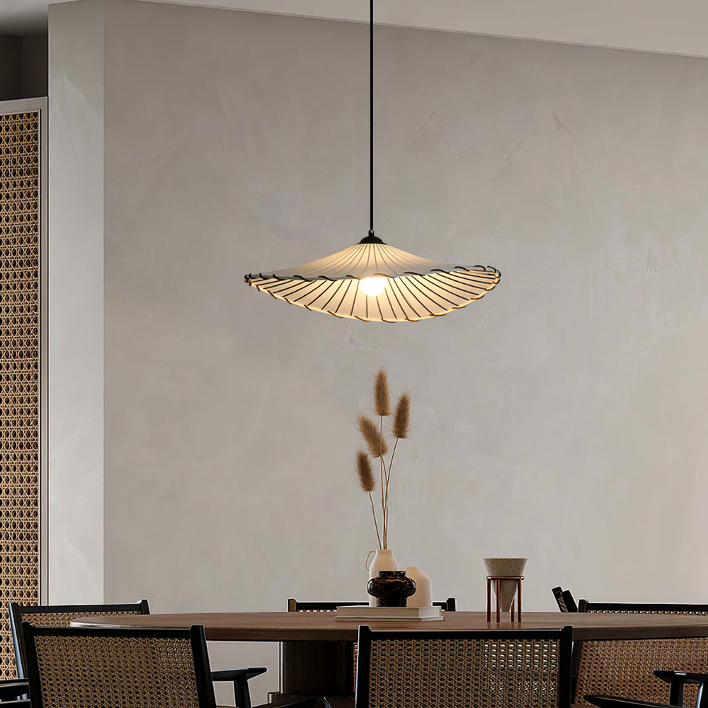 Lotus Leaf Fabric Pendant Light - Vakkerlight