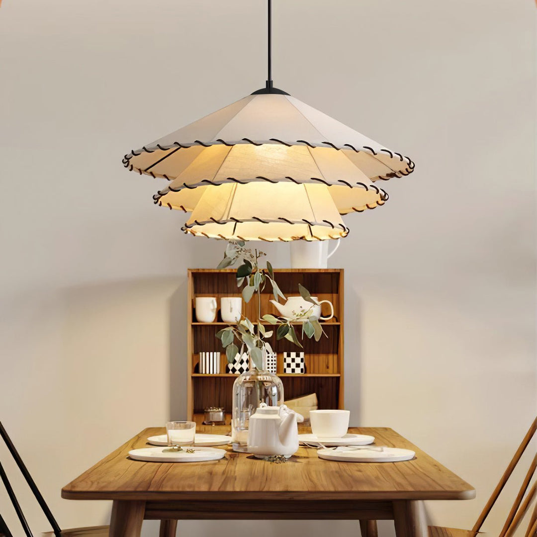 Lotus Leaf Fabric Pendant Light - Vakkerlight