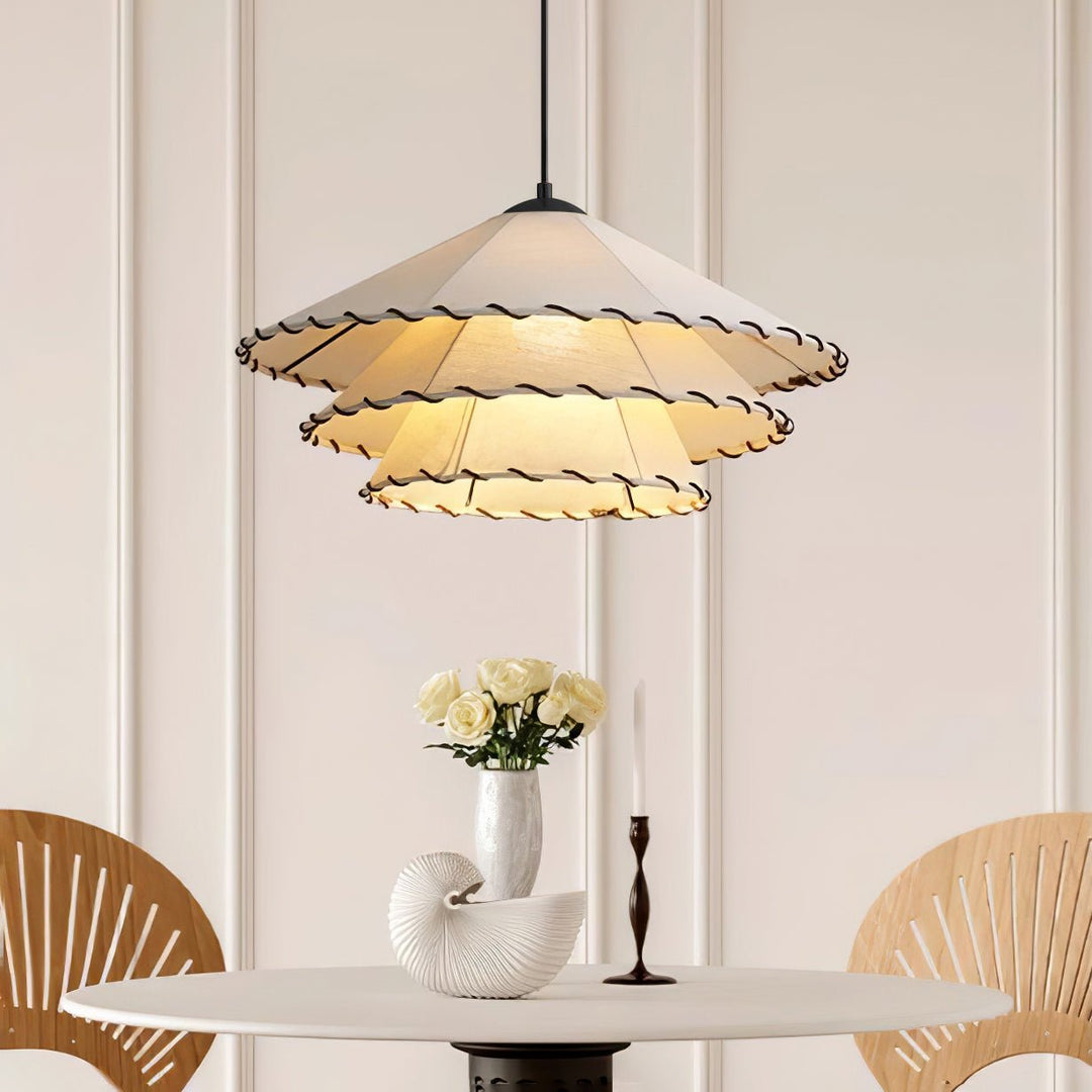 Lotus Leaf Fabric Pendant Light - Vakkerlight