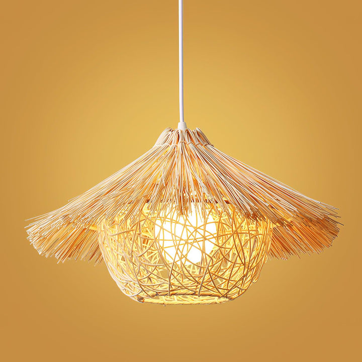 Straw Hat Pendant Light - Vakkerlight