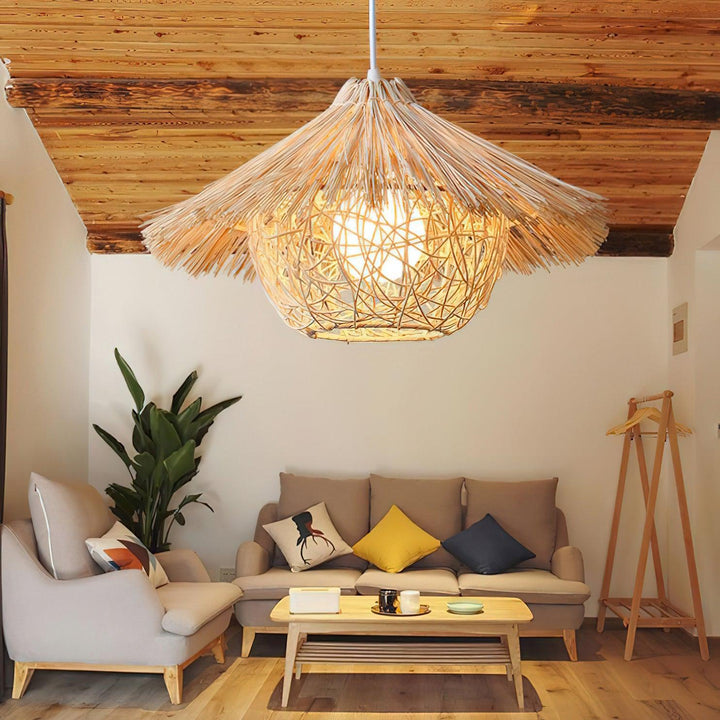 Straw Hat Pendant Light - Vakkerlight