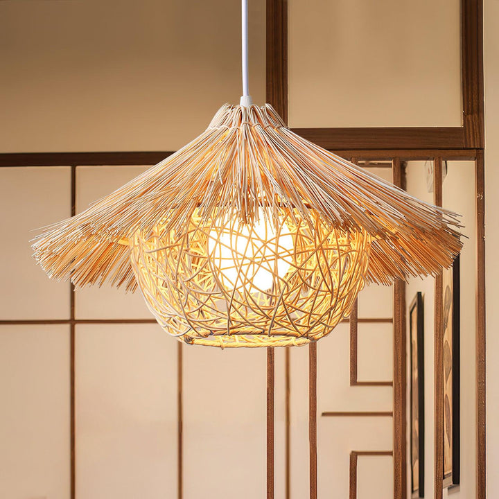 Straw Hat Pendant Light - Vakkerlight