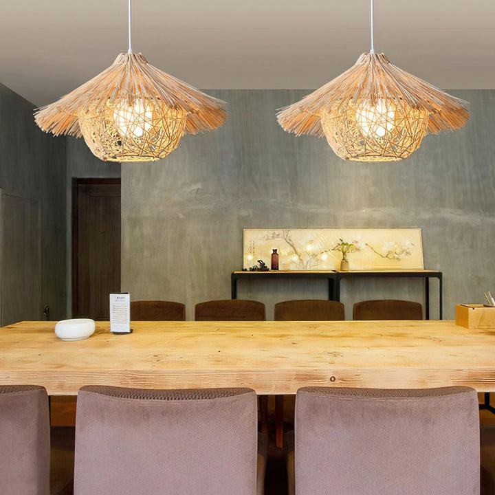 Straw Hat Pendant Light - Vakkerlight