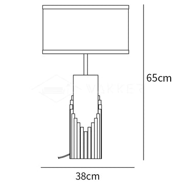 Lampada da tavolo Streamline — Dimension drawings 1