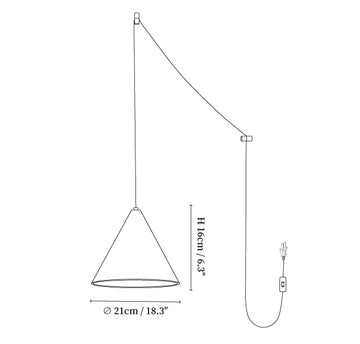 سلسلة أضواء غنيمة — Dimension drawings 2