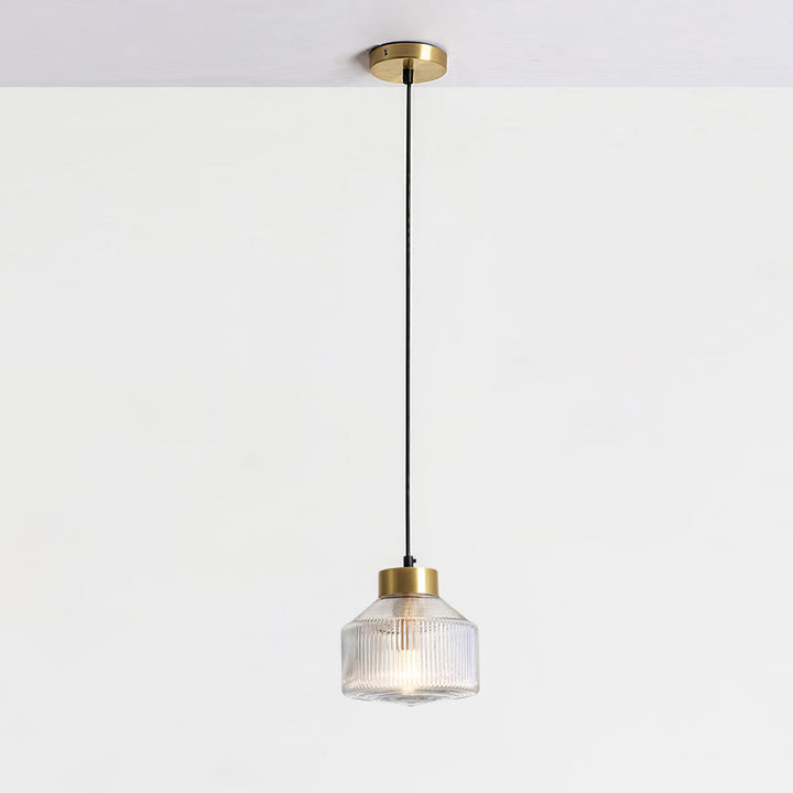 Striped Spinning Top Pendant Light - Vakkerlight