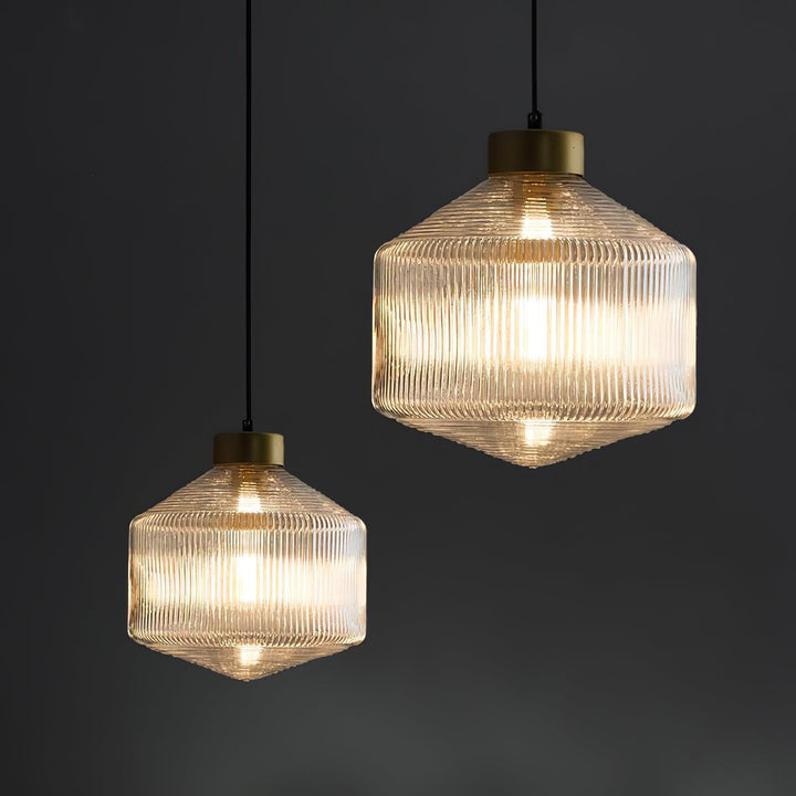 Striped Spinning Top Pendant Light - Vakkerlight