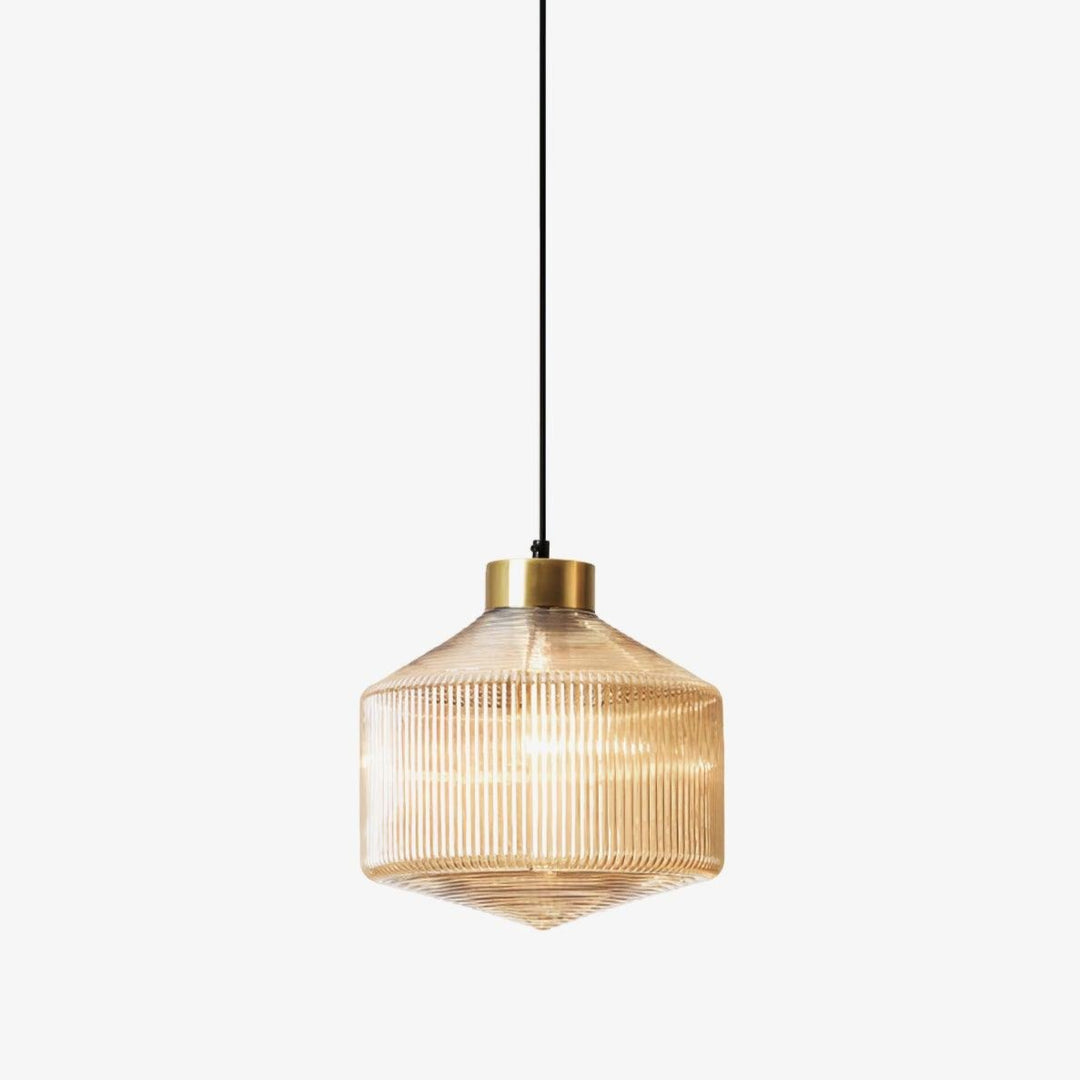 Striped Spinning Top Pendant Light - Vakkerlight