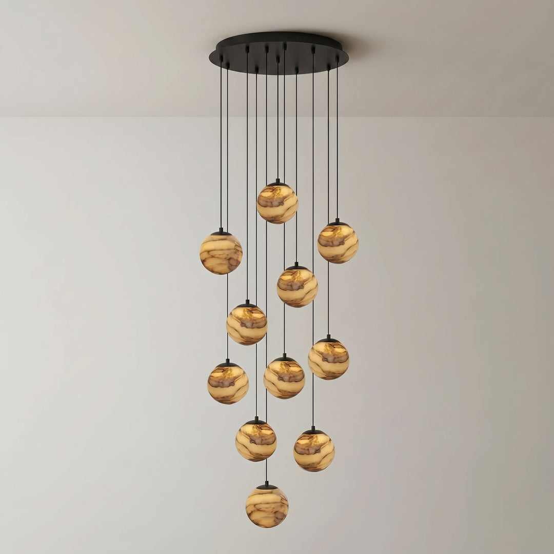 Sultana Alabaster Cluster Chandelier - Vakkerlight