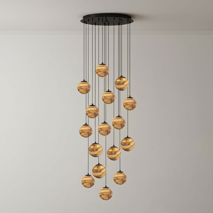 Sultana Alabaster Cluster Chandelier - Vakkerlight