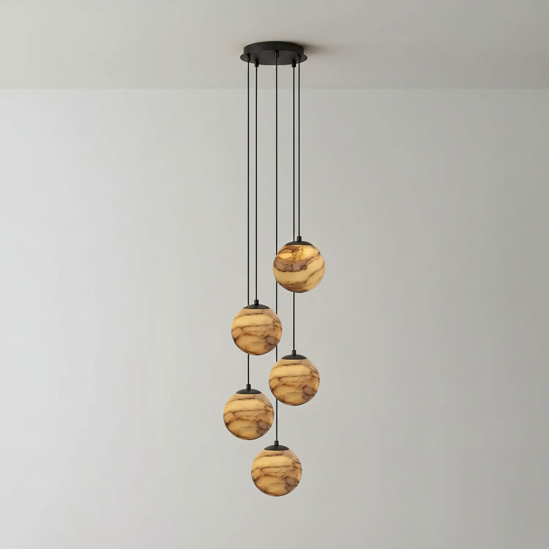 Sultana Alabaster Cluster Chandelier - Vakkerlight