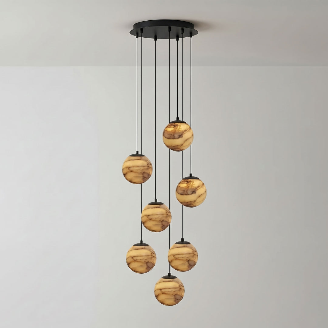 Sultana Alabaster Cluster Chandelier - Vakkerlight