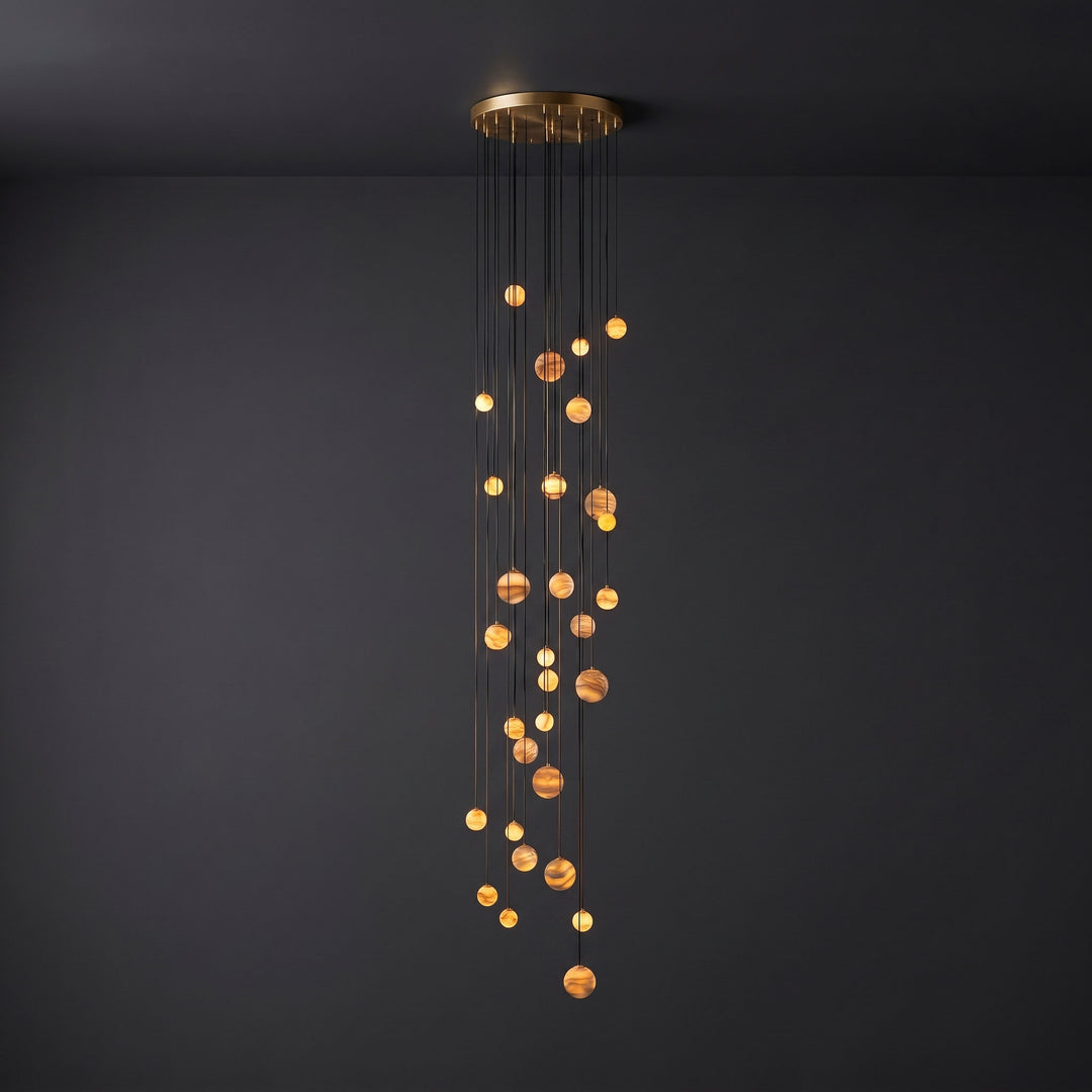 Sultana Alabaster Cluster Chandelier