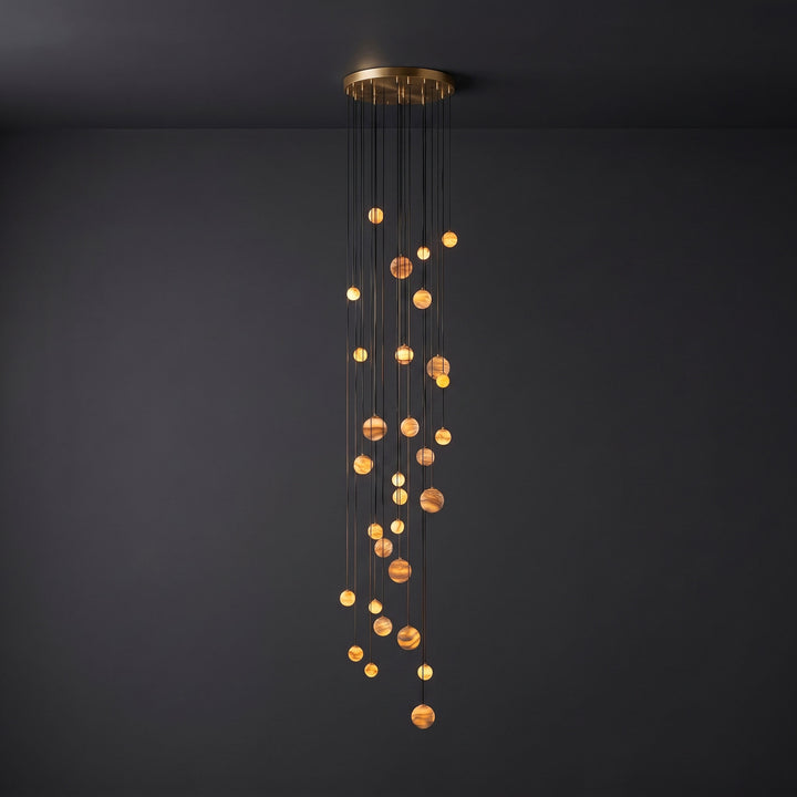 Sultana Alabaster Cluster Chandelier