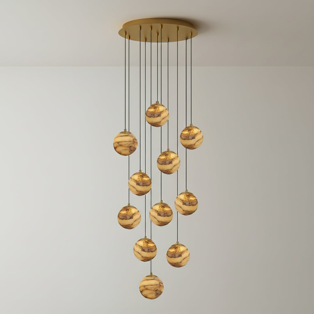Sultana Alabaster Cluster Chandelier - Vakkerlight