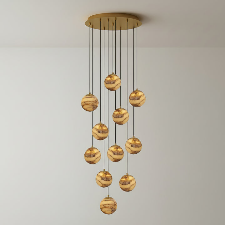 Sultana Alabaster Cluster Chandelier - Vakkerlight