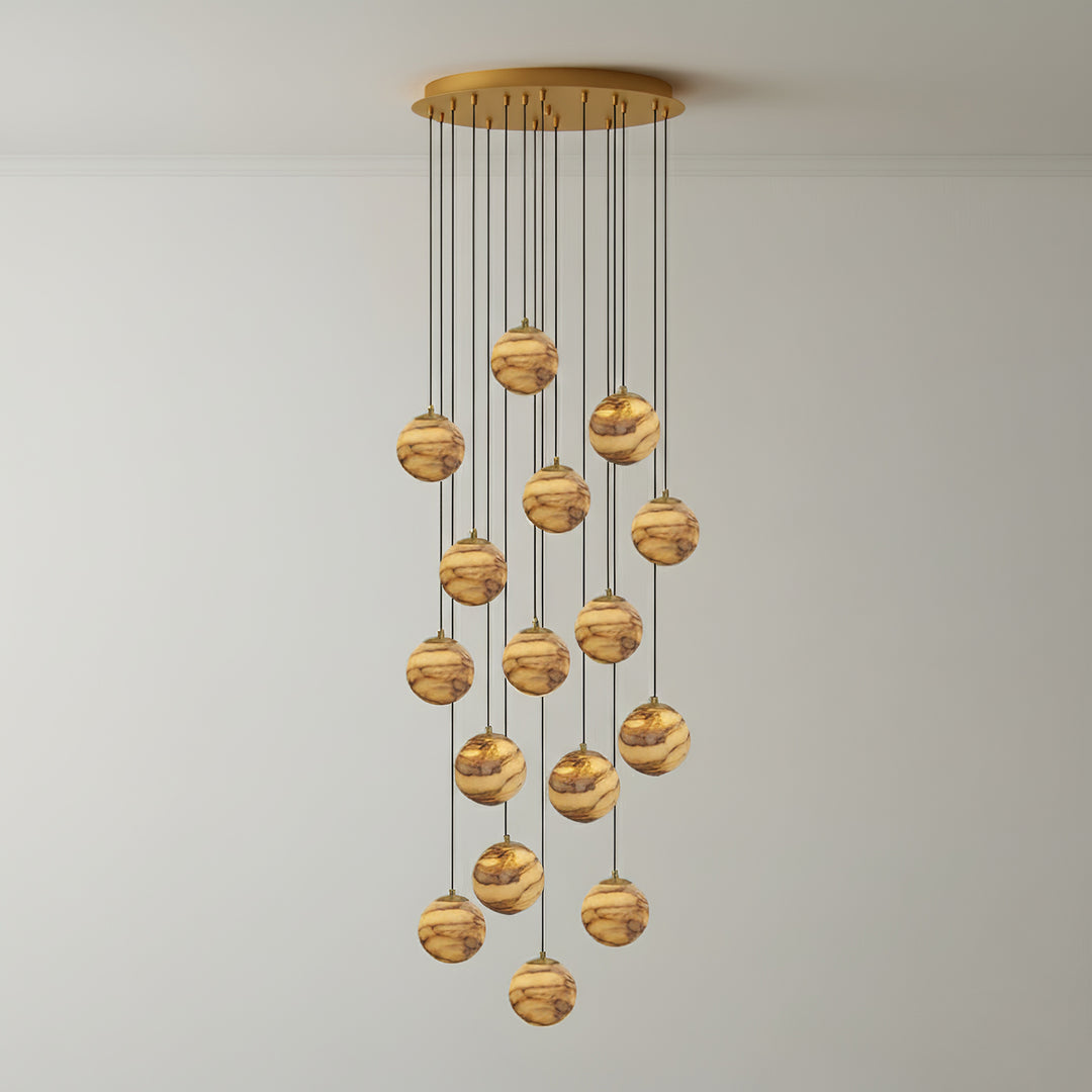 Sultana Alabaster Cluster Chandelier - Vakkerlight