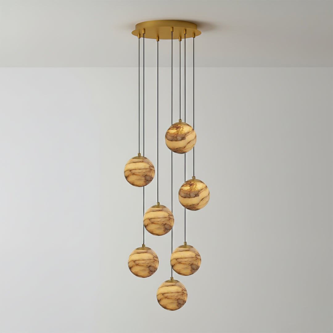 Sultana Alabaster Cluster Chandelier - Vakkerlight