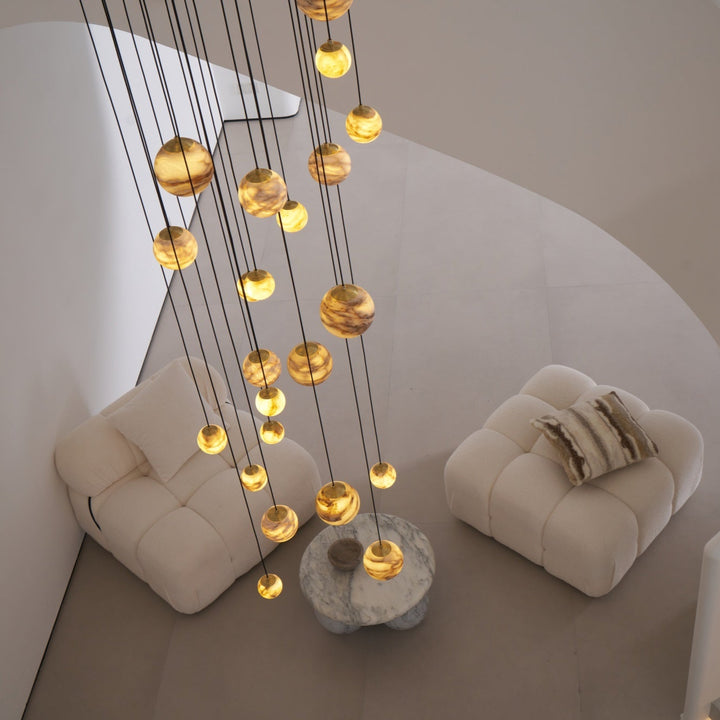 Sultana Alabaster Cluster Chandelier - Vakkerlight