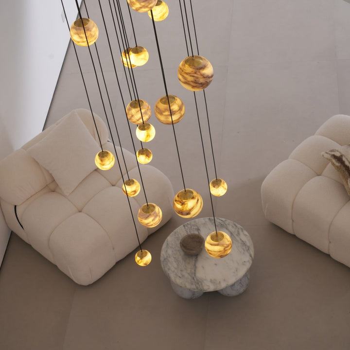 Sultana Alabaster Cluster Chandelier - Vakkerlight