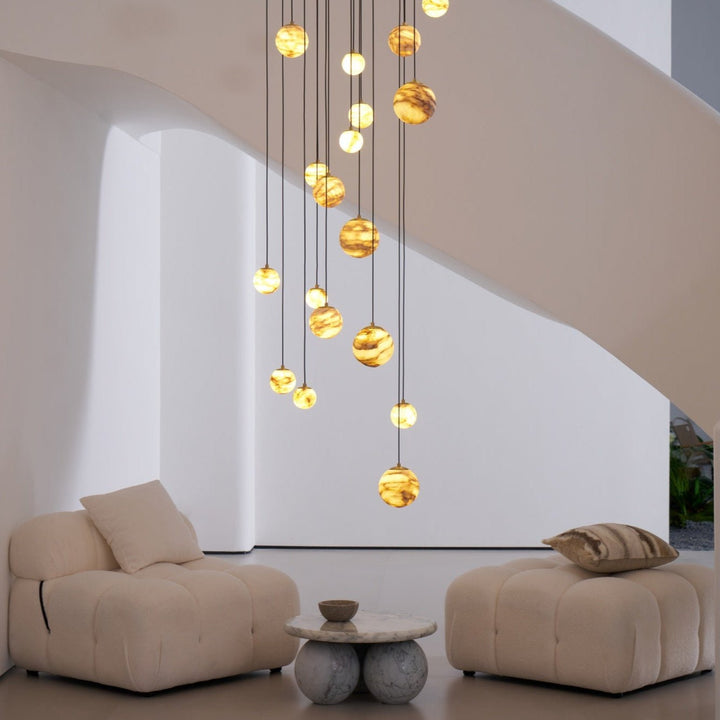 Sultana Alabaster Cluster Chandelier - Vakkerlight