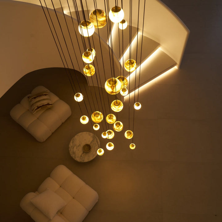 Sultana Alabaster Cluster Chandelier - Vakkerlight