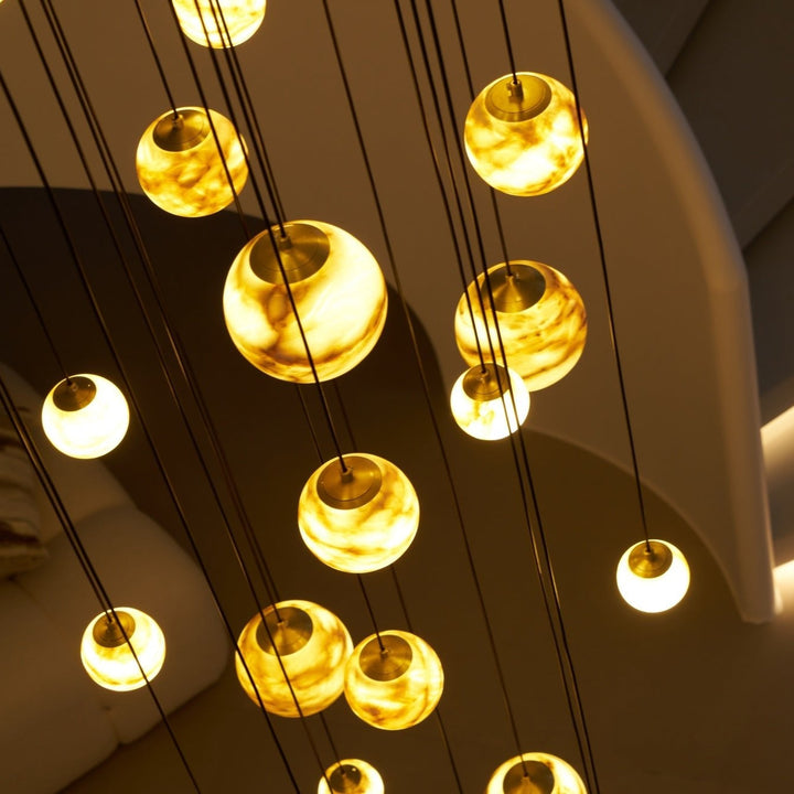 Sultana Alabaster Cluster Chandelier - Vakkerlight