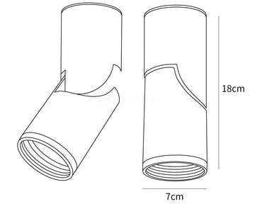 Sunny LED - Faretti — Dimension drawings 1