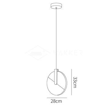Sunset Pendant Lamp — Dimension drawings 1
