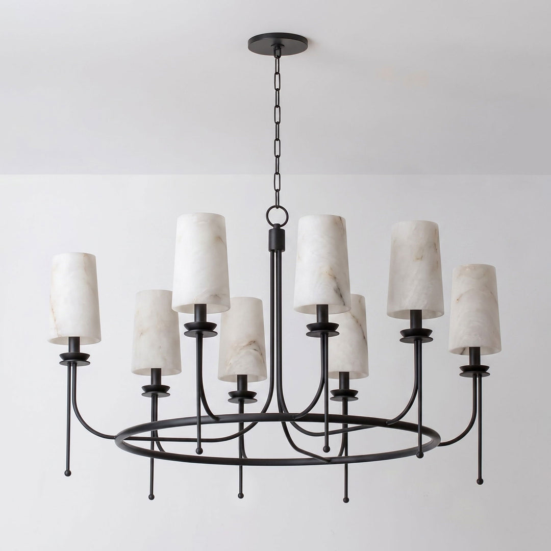 Sutton Alabaster Ring Chandelier - Vakkerlight