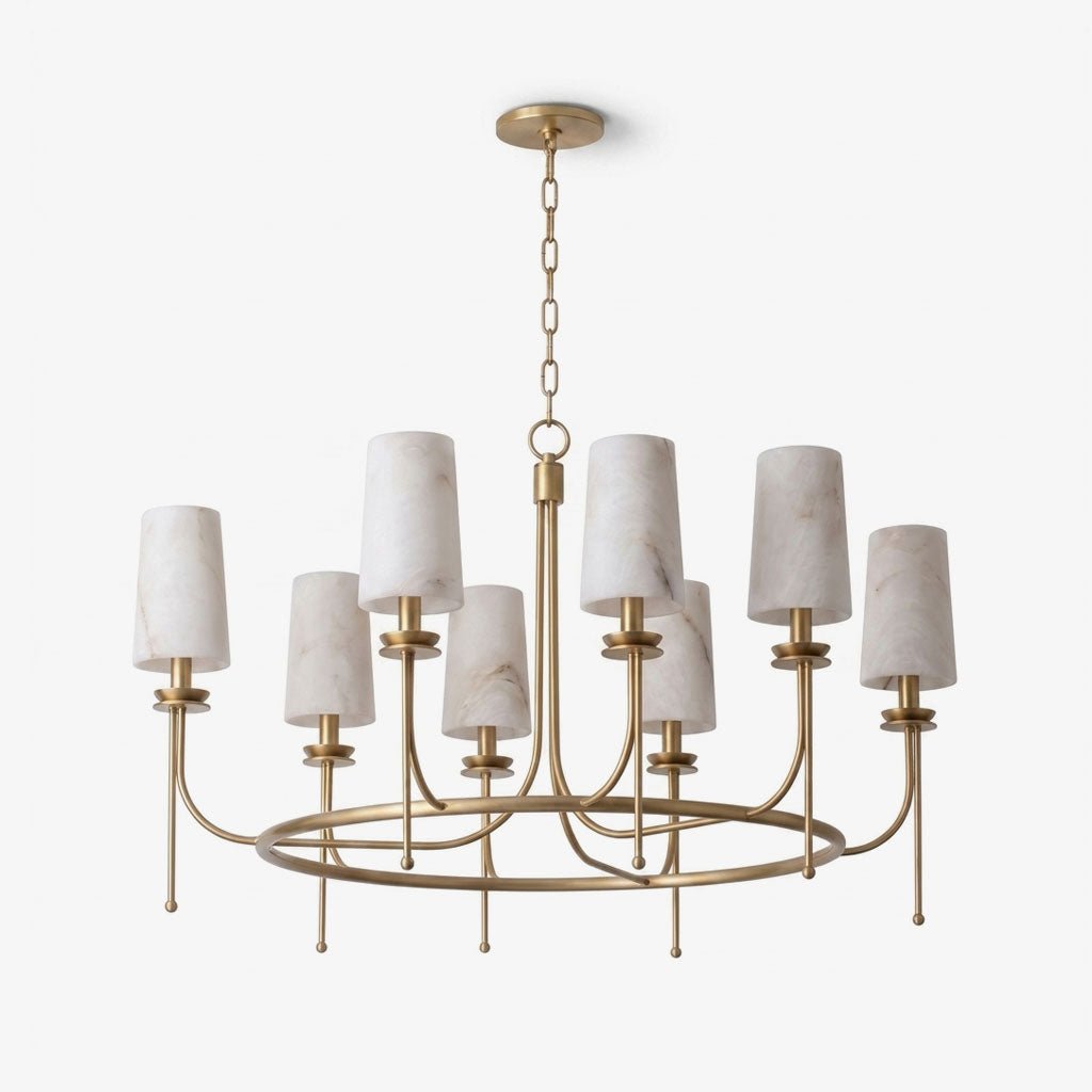 Sutton Alabaster Ring Chandelier - Vakkerlight