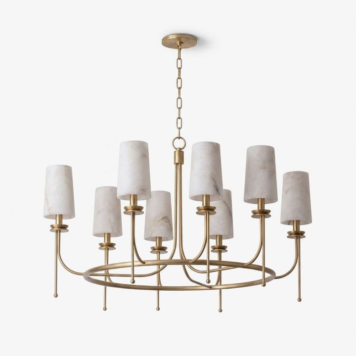Sutton Alabaster Ring Chandelier - Vakkerlight