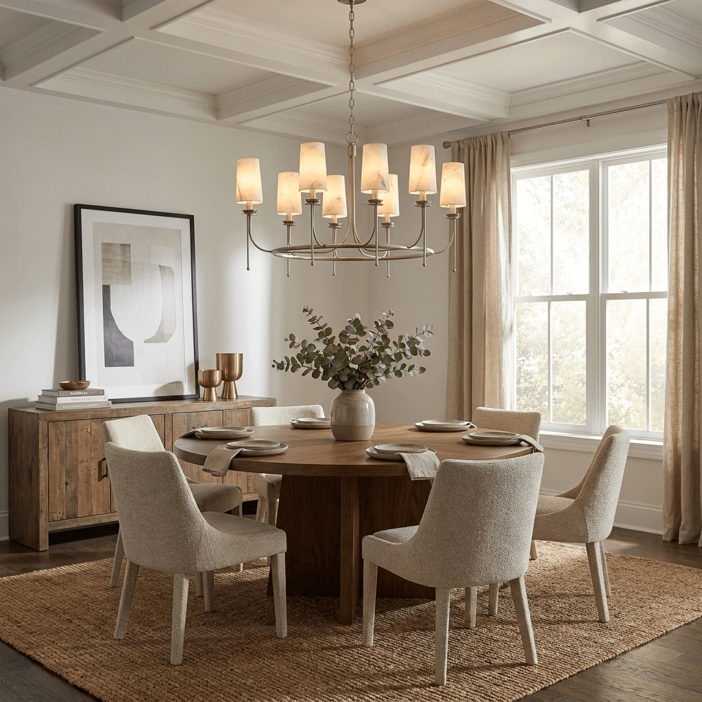 Sutton Alabaster Ring Chandelier - Vakkerlight