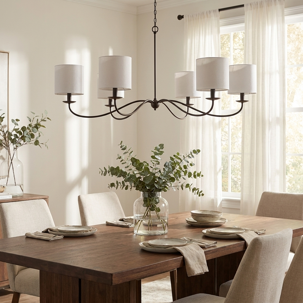 Crescent Wrought Chandelier – detail 3