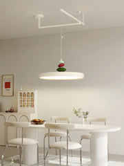 Swing Arm Stone Pendant Light