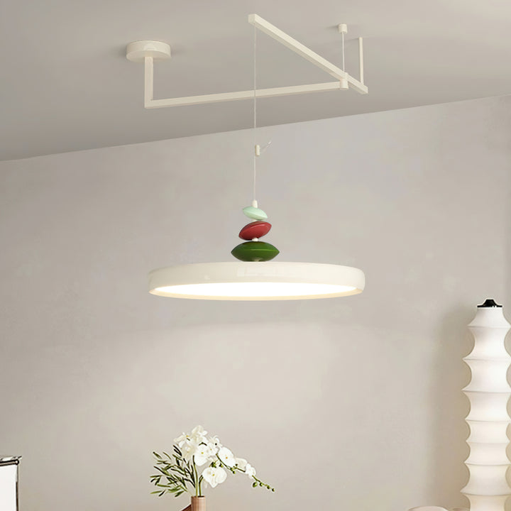 Swing Arm Stone Pendant Light - Vakkerlight