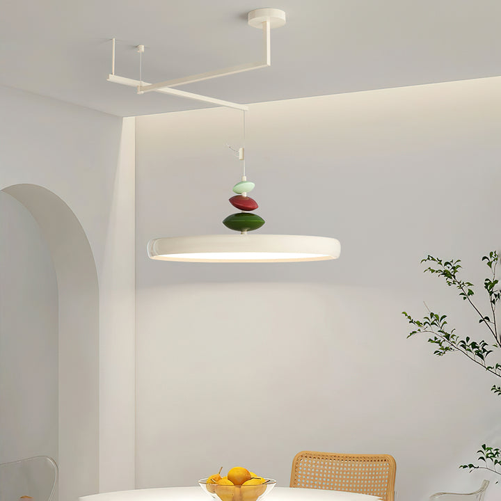 Swing Arm Stone Pendant Light - Vakkerlight