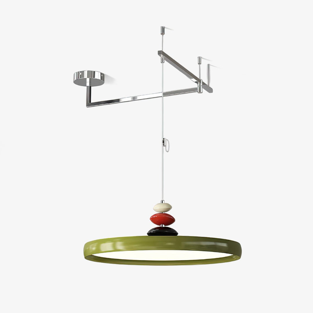 Swing Arm Stone Pendant Light - Vakkerlight