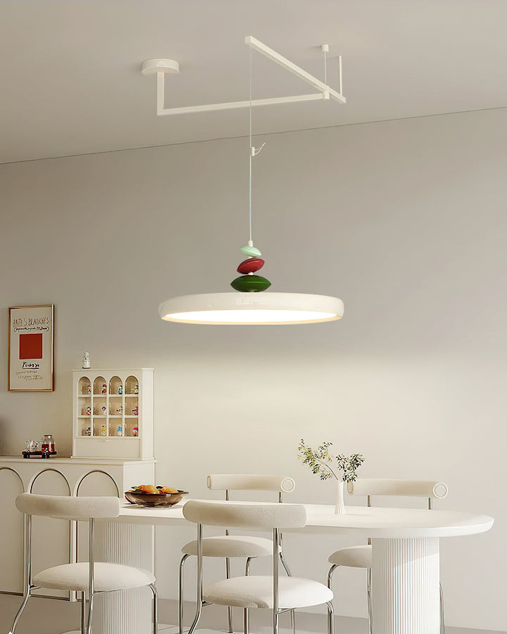 Swing Arm Stone Pendant Light - Vakkerlight