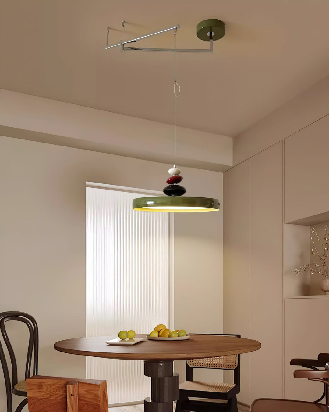 Swing Arm Stone Pendant Light - Vakkerlight