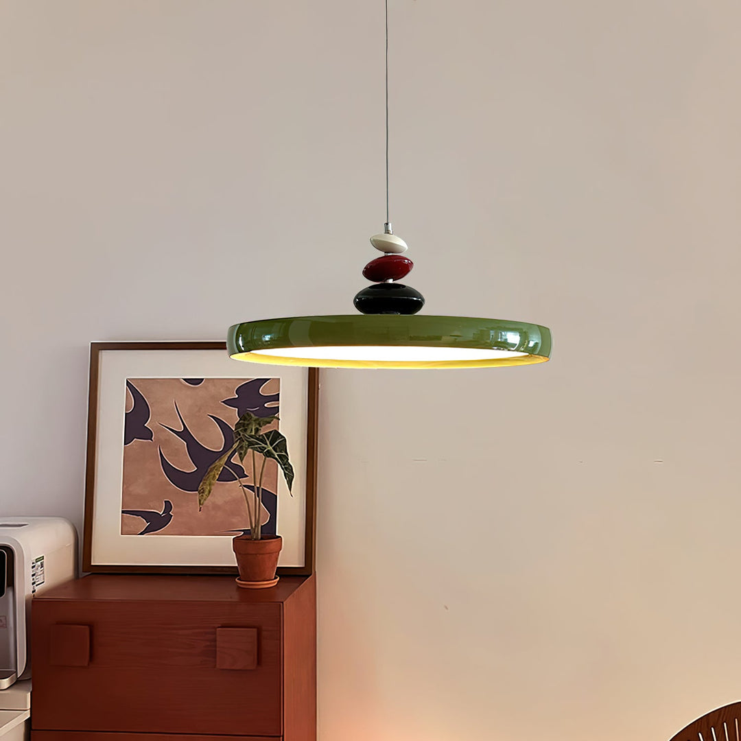 Swing Arm Stone Pendant Light - Vakkerlight