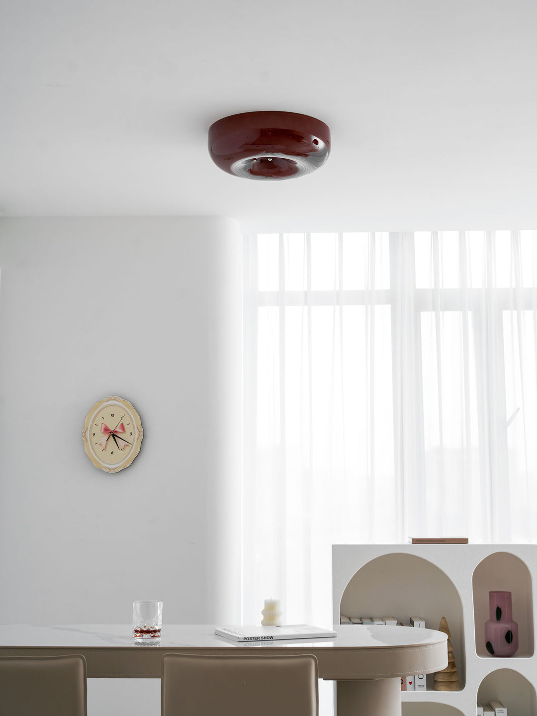 Swirl Glass Ceiling Lamp - Vakkerlight