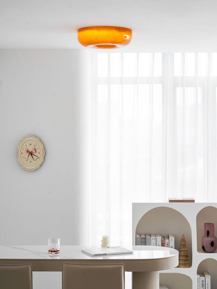 Swirl Glass Ceiling Lamp - Vakkerlight