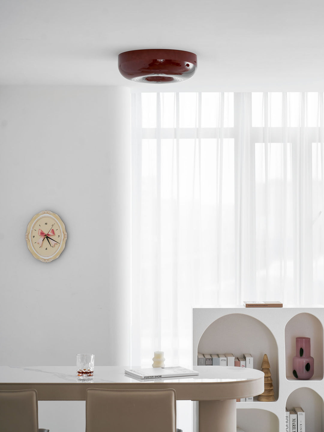 Swirl Glass Ceiling Lamp - Vakkerlight