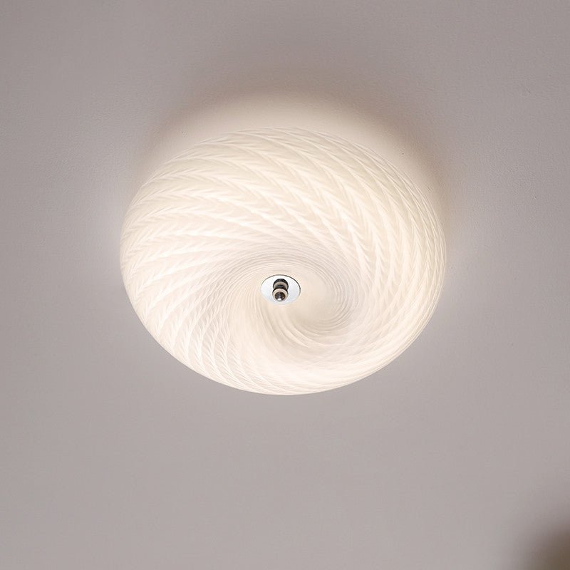 Swirl Glass Flush Mount - Vakkerlight