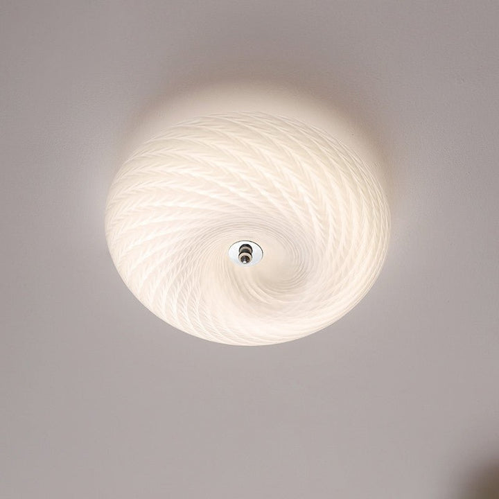 Swirl Glass Flush Mount - Vakkerlight